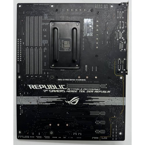 Материнська плата Asus ROG STRIX B550-A GAMING (sAM4, AMD B550) (Відновлено продавцем, 857710) купити в Україні: Київ, Львів, Хмельницький, Тернопіль, Івано-Франківськ | Перевірка сумісності, низька ціна, відгуки, характеристики від TELEMART фото