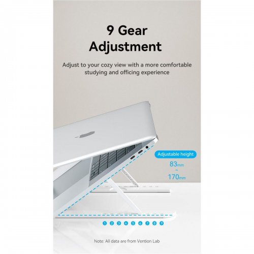 Подставка для ноутбука Vention KDNW0 White купить в Украине: Киев, Днепр, Харьков, Одесса  | Низкая цена, отзывы, характеристики от TELEMART фото