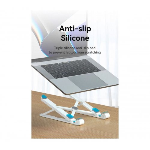 Подставка для ноутбука Vention KDNW0 White купить в Украине: Киев, Днепр, Харьков, Одесса  | Низкая цена, отзывы, характеристики от TELEMART фото