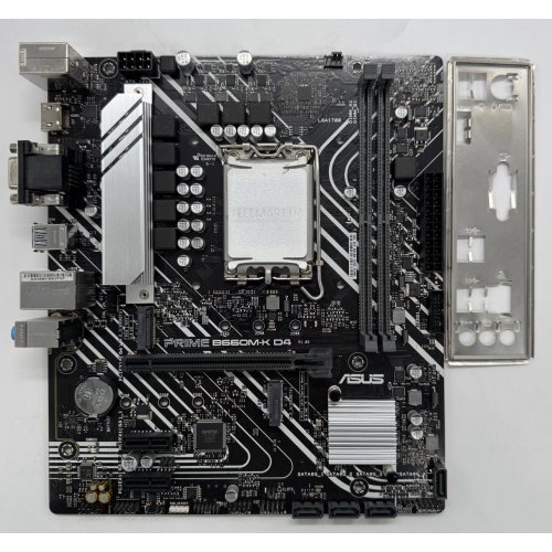 Материнская плата Asus PRIME B660M-K D4 (s1700, Intel B660) (Восстановлено продавцом, 857713) купить в Украине: Киев, Днепр, Харьков, Одесса  | Проверка совместимости, низкая цена, отзывы, характеристики от TELEMART фото
