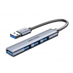 USB-хаб Vention USB 4 in 1 (CKOHB) Grey