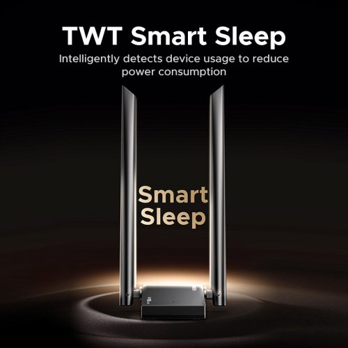 Wi-Fi адаптер Ugreen CM787 AXE5400 USB Adapter (75917) Black купить в Украине: Киев, Днепр, Харьков, Одесса  | Низкая цена, отзывы, характеристики от TELEMART фото