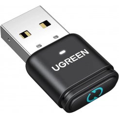Bluetooth адаптер Ugreen BT301 USB Bluetooth 5.4 (35994) Black