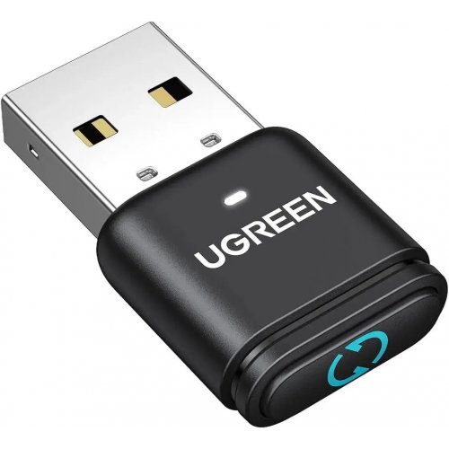 Bluetooth адаптер Ugreen BT301 USB Bluetooth 5.4 (35994) Black купить в Украине: Киев, Днепр, Харьков, Одесса  | Низкая цена, отзывы, характеристики от TELEMART фото