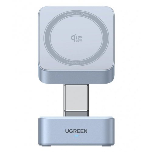 Беспроводное зарядное устройство Ugreen W752 Wireless 25W (55960B) Blue купить в Украине: Киев, Днепр, Харьков, Одесса  | Низкая цена, отзывы, характеристики от TELEMART фото