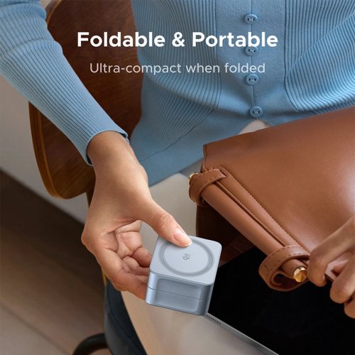 Беспроводное зарядное устройство Ugreen W752 Wireless 25W (55960B) Blue купить в Украине: Киев, Днепр, Харьков, Одесса  | Низкая цена, отзывы, характеристики от TELEMART фото