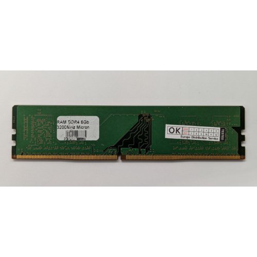 Озп Micron DDR4 8GB 3200MHz (MTA4ATF1G64AZ-3G2) (Відновлено продавцем, 857764) купити в Україні: Київ, Львів, Хмельницький, Тернопіль, Івано-Франківськ | Перевірка сумісності, низька ціна, відгуки, характеристики від TELEMART фото