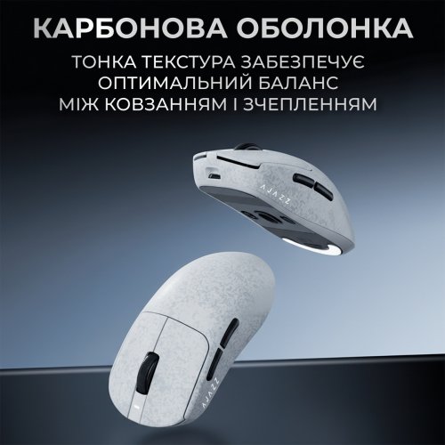 Мышка Ajazz AJ199 Wireless (AJ199-W) White купить в Украине: Киев, Днепр, Харьков, Одесса  | Низкая цена, отзывы, характеристики от TELEMART фото