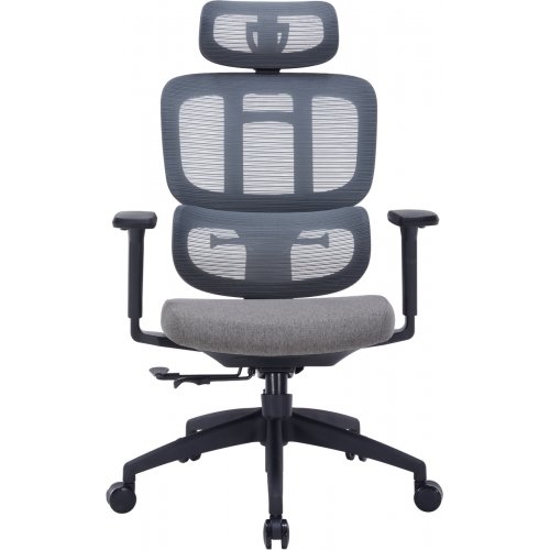 Крісло офісне OfficePro Skyline OC580 (OC580-B-DG-DG) Black/Dark Gray купити в Україні: Київ, Львів, Хмельницький, Тернопіль, Івано-Франківськ | Низька ціна, відгуки, характеристики від TELEMART фото