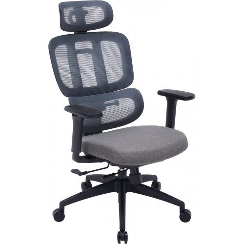 Крісло офісне OfficePro Skyline OC580 (OC580-B-DG-DG) Black/Dark Gray купити в Україні: Київ, Львів, Хмельницький, Тернопіль, Івано-Франківськ | Низька ціна, відгуки, характеристики від TELEMART фото