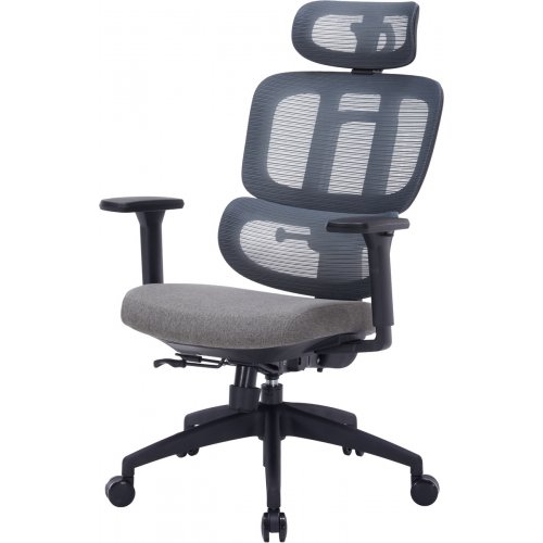 Крісло офісне OfficePro Skyline OC580 (OC580-B-DG-DG) Black/Dark Gray купити в Україні: Київ, Львів, Хмельницький, Тернопіль, Івано-Франківськ | Низька ціна, відгуки, характеристики від TELEMART фото