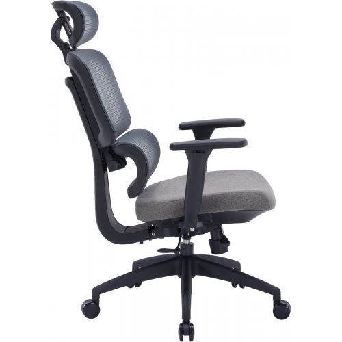 Крісло офісне OfficePro Skyline OC580 (OC580-B-DG-DG) Black/Dark Gray купити в Україні: Київ, Львів, Хмельницький, Тернопіль, Івано-Франківськ | Низька ціна, відгуки, характеристики від TELEMART фото