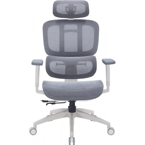 Крісло офісне OfficePro Skyline OC680 (OC680-W-DG-DG) White/Dark Gray купити в Україні: Київ, Львів, Хмельницький, Тернопіль, Івано-Франківськ | Низька ціна, відгуки, характеристики від TELEMART фото