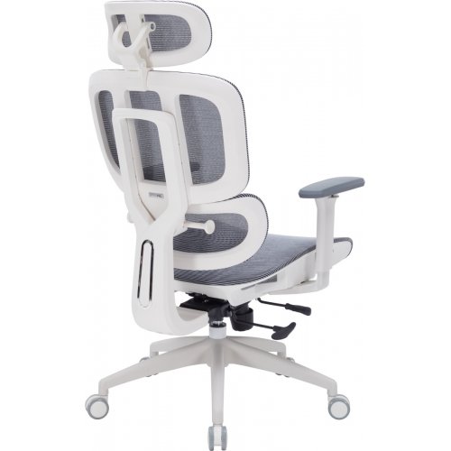 Крісло офісне OfficePro Skyline OC680 (OC680-W-DG-DG) White/Dark Gray купити в Україні: Київ, Львів, Хмельницький, Тернопіль, Івано-Франківськ | Низька ціна, відгуки, характеристики від TELEMART фото