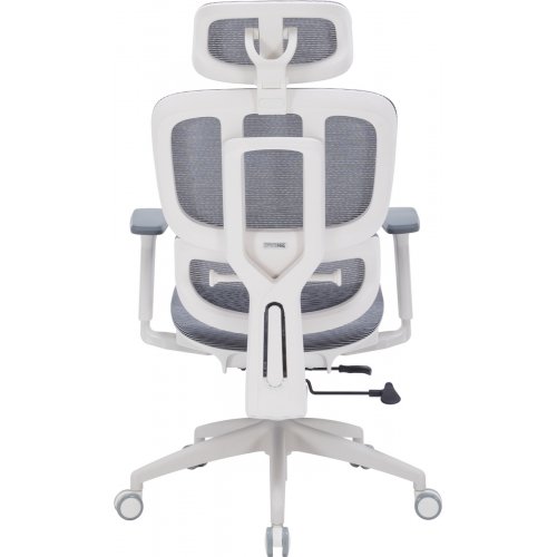 Крісло офісне OfficePro Skyline OC680 (OC680-W-DG-DG) White/Dark Gray купити в Україні: Київ, Львів, Хмельницький, Тернопіль, Івано-Франківськ | Низька ціна, відгуки, характеристики від TELEMART фото