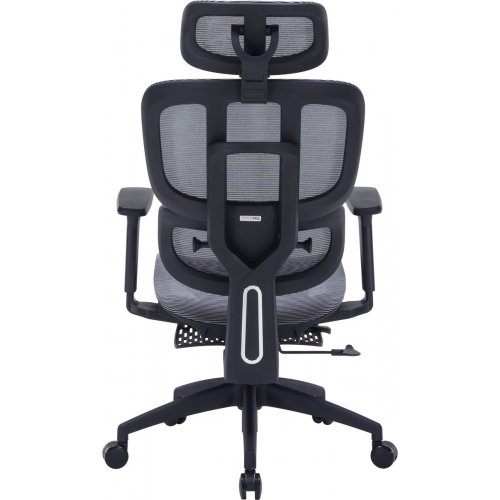 Крісло офісне OfficePro Skyline Footrest OC750 (OC750-B-DG-DG) Black/Dark Gray купити в Україні: Київ, Львів, Хмельницький, Тернопіль, Івано-Франківськ | Низька ціна, відгуки, характеристики від TELEMART фото