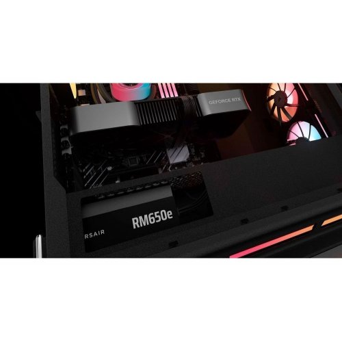 Уцінка блок живлення Corsair RM650e 650W (CP-9020302-EU) (Розкрита упаковка, 857782) купити в Україні: Київ, Львів, Хмельницький, Тернопіль, Івано-Франківськ | Перевірка сумісності, низька ціна, відгуки, характеристики від TELEMART фото