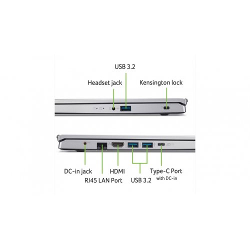 Ноутбук Acer Aspire Go 15 AG15-42P (NX.J7XEU.00W) Pure Silver купить в Украине: Киев, Днепр, Харьков, Одесса  | Низкая цена, отзывы, характеристики от TELEMART фото