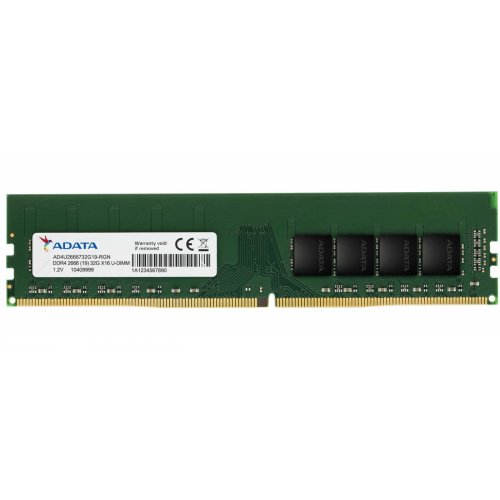 Озп ADATA DDR4 8GB 2666Mhz (AD4U266688G19-SGN) (Відновлено продавцем, 857948) купити в Україні: Київ, Львів, Хмельницький, Тернопіль, Івано-Франківськ | Перевірка сумісності, низька ціна, відгуки, характеристики від TELEMART фото
