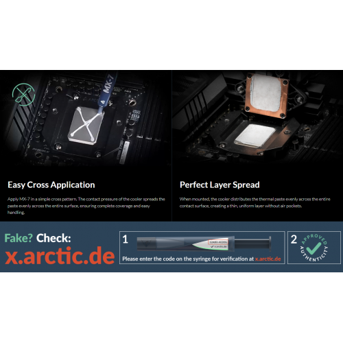 Термопаста Arctic MX-7 4g with 6x MX Cleaner (ACTCP00092A) купити в Україні: Київ, Львів, Хмельницький, Тернопіль, Івано-Франківськ | Низька ціна, відгуки, характеристики від TELEMART фото