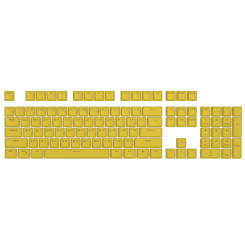 Уцінка набір кейкапів HATOR First Ukrainian PBT Keycaps (HTS-139) Yellow (Пошкоджено пакування, 857955)