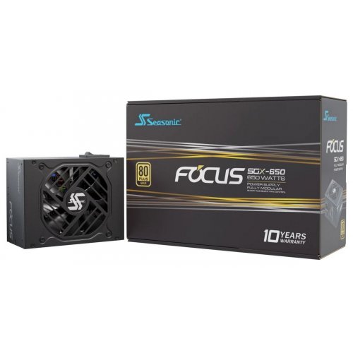 Блок питания Seasonic Focus SGX 650W (FOCUS-SGX-650) купить в Украине: Киев, Днепр, Харьков, Одесса  | Проверка совместимости, низкая цена, отзывы, характеристики от TELEMART фото