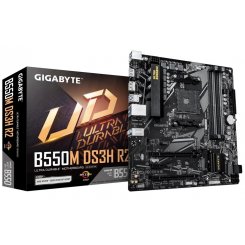Уценка материнская плата Gigabyte B550M DS3H R2 (sAM4, AMD B550) (Следы использования, 857966)
