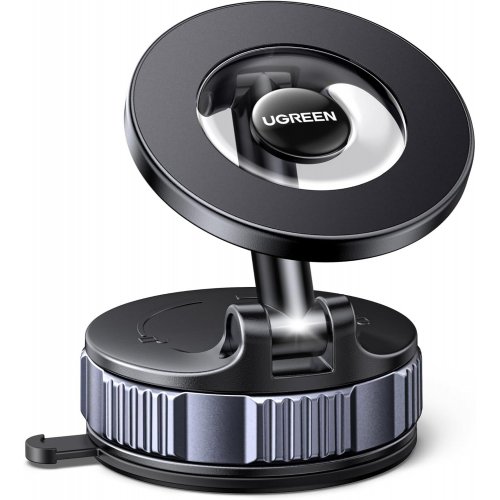 Ugreen LP970 Suction Cup Magnetic Phone Mount (75666) Black купити в Україні: Київ, Львів, Хмельницький, Тернопіль, Івано-Франківськ | Низька ціна, відгуки, характеристики від TELEMART фото