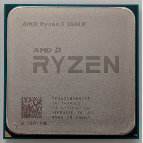 Процесор AMD Ryzen 5 2600X 3.6(4.2)GHz 16MB sAM4 Tray (YD260XBCM6IAF) (Відновлено продавцем, 857987) купити в Україні: Київ, Львів, Хмельницький, Тернопіль, Івано-Франківськ | Перевірка сумісності, низька ціна, відгуки, характеристики від TELEMART фото