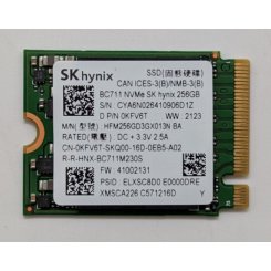 Ssd-диск SK Hynix BC711 256GB M.2 (2230 PCIE) (HFM256GD3GX013N) (Відновлено продавцем, 857999)