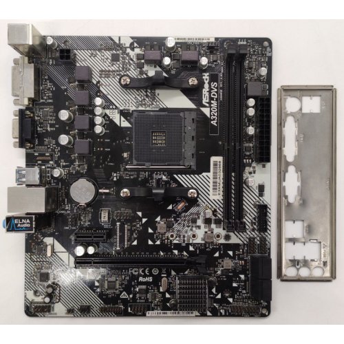 Материнская плата AsRock A320M-DVS R4.0 (sAM4, AMD A320) (Восстановлено продавцом, 858013) купить в Украине: Киев, Днепр, Харьков, Одесса  | Проверка совместимости, низкая цена, отзывы, характеристики от TELEMART фото