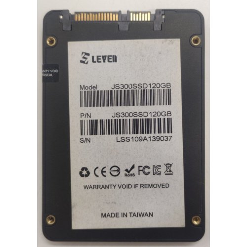 Ssd-диск LEVEN TLC 120GB 2.5" (JS300SSD120GB) (Відновлено продавцем, 858017) купити в Україні: Київ, Львів, Хмельницький, Тернопіль, Івано-Франківськ | Перевірка сумісності, низька ціна, відгуки, характеристики від TELEMART фото
