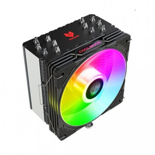 Кулер Coolmoon AS600 ARGB Black (Восстановлено продавцом, 858026) купить в Украине: Киев, Днепр, Харьков, Одесса  | Проверка совместимости, низкая цена, отзывы, характеристики от TELEMART фото