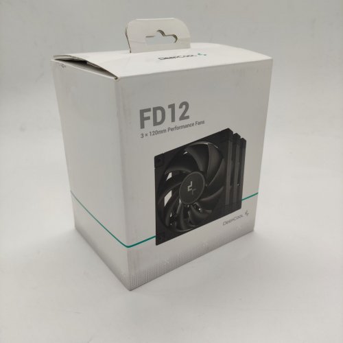 Кулер для корпуса Deepcool FD12 3 in 1 (R-FD12-BKNPN3-G) Black (Відновлено продавцем, 858045) купити в Україні: Київ, Львів, Хмельницький, Тернопіль, Івано-Франківськ | Перевірка сумісності, низька ціна, відгуки, характеристики від TELEMART фото