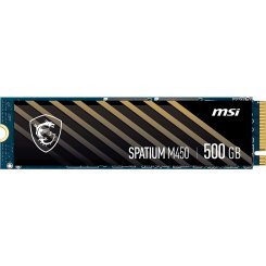 Уцінка ssd-диск MSI SPATIUM M450 3D NAND TLC 500GB M.2 (2280 PCI-E) (S78-440K220-P83) (Розкрита упаковка, 858208)