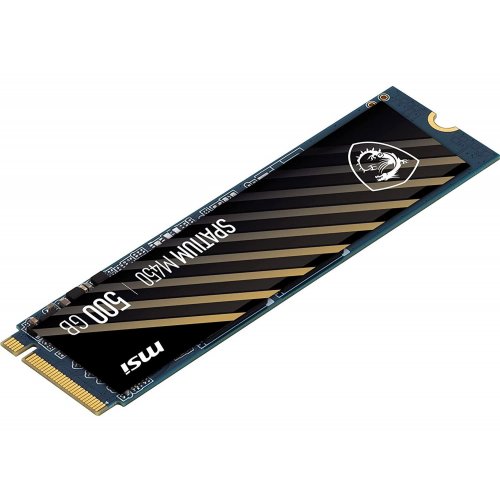 Уцінка ssd-диск MSI SPATIUM M450 3D NAND TLC 500GB M.2 (2280 PCI-E) (S78-440K220-P83) (Розкрита упаковка, 858208) купити в Україні: Київ, Львів, Хмельницький, Тернопіль, Івано-Франківськ | Перевірка сумісності, низька ціна, відгуки, характеристики від TELEMART фото