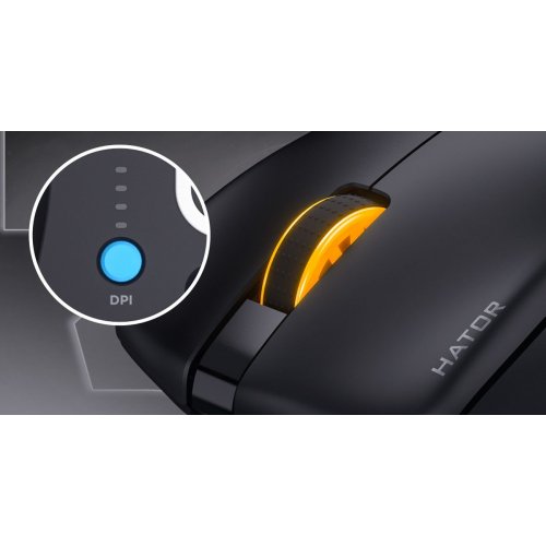 Уценка мышка HATOR Pulsar 3 Pro Wireless (HTM640) Black (Вскрытая упаковка, 858209) купить в Украине: Киев, Днепр, Харьков, Одесса  | Низкая цена, отзывы, характеристики от TELEMART фото