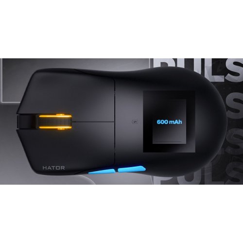 Уценка мышка HATOR Pulsar 3 Pro Wireless (HTM640) Black (Вскрытая упаковка, 858209) купить в Украине: Киев, Днепр, Харьков, Одесса  | Низкая цена, отзывы, характеристики от TELEMART фото
