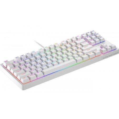 Уцінка клавіатура HATOR Rockfall 2 TKL Mecha Orange (HTK-521) White (Розкрита упаковка, 858215) купити в Україні: Київ, Львів, Хмельницький, Тернопіль, Івано-Франківськ | Низька ціна, відгуки, характеристики від TELEMART фото