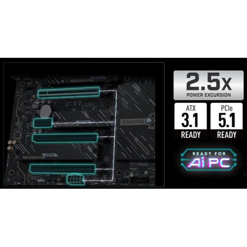 Уценка материнская плата MSI X870E GAMING PLUS WIFI (sAM5, AMD X870E) (Вскрытая упаковка, 858225) купить в Украине: Киев, Днепр, Харьков, Одесса  | Проверка совместимости, низкая цена, отзывы, характеристики от TELEMART фото