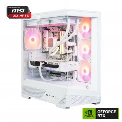 Компьютер Dragon Lucky Lumen Powered_by MSI (RTX5070TI + R7 7700) White / AMD Ryzen 7 7700 (3.8-5.3), 8 ядер / NVIDIA GeForce RTX 5070 Ti / 32 ГБ (DDR5) / 1024 ГБ (SSD)