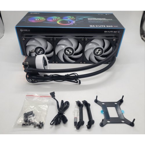 Уценка готовая сво Lian Li GA II Lite 360 RGB (G89.GA2L36RB.00) Black (Следы использования, 858238) купить в Украине: Киев, Днепр, Харьков, Одесса  | Проверка совместимости, низкая цена, отзывы, характеристики от TELEMART фото