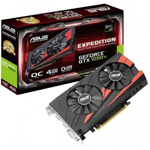 Видеокарта Asus GeForce GTX 1050 Ti Expedition OC 4096MB (EX-GTX1050TI-O4G) (Восстановлено продавцом, 858255) купить в Украине: Киев, Днепр, Харьков, Одесса  | Проверка совместимости, низкая цена, отзывы, характеристики от TELEMART фото