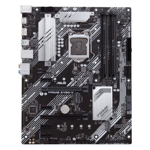 Материнская плата Asus PRIME Z490-V (s1200, Intel Z490) (Восстановлено продавцом, 858256) купить в Украине: Киев, Днепр, Харьков, Одесса  | Проверка совместимости, низкая цена, отзывы, характеристики от TELEMART фото