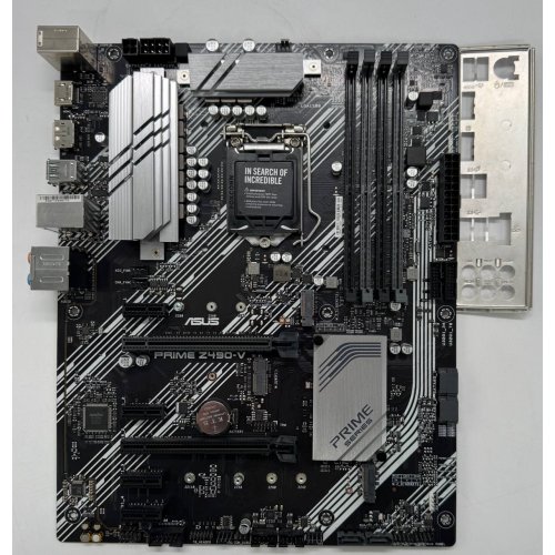 Материнская плата Asus PRIME Z490-V (s1200, Intel Z490) (Восстановлено продавцом, 858256) купить в Украине: Киев, Днепр, Харьков, Одесса  | Проверка совместимости, низкая цена, отзывы, характеристики от TELEMART фото
