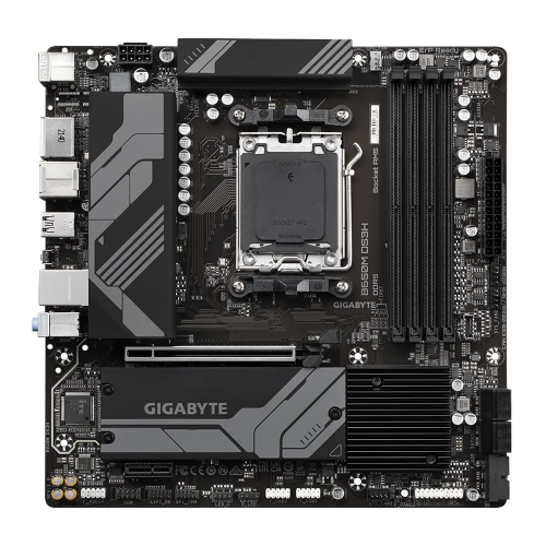 Уцінка материнська плата Gigabyte B650M DS3H (sAM5, AMD B650) (Сліди використання, 858284) купити в Україні: Київ, Львів, Хмельницький, Тернопіль, Івано-Франківськ | Перевірка сумісності, низька ціна, відгуки, характеристики від TELEMART фото