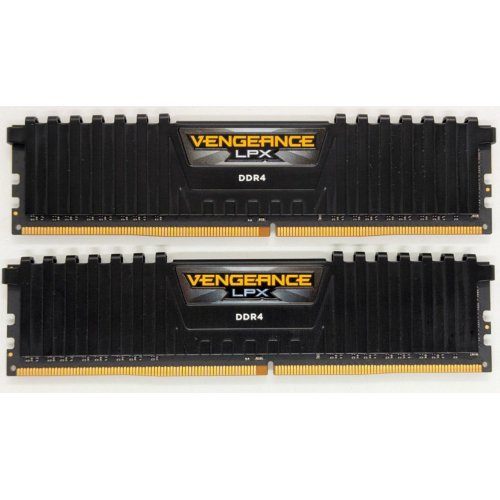 Озу Corsair DDR4 16GB (2x8GB) 3600Mhz Vengeance LPX Black (CMK16GX4M2D3600C16) (Восстановлено продавцом, 858306) купить в Украине: Киев, Днепр, Харьков, Одесса  | Проверка совместимости, низкая цена, отзывы, характеристики от TELEMART фото