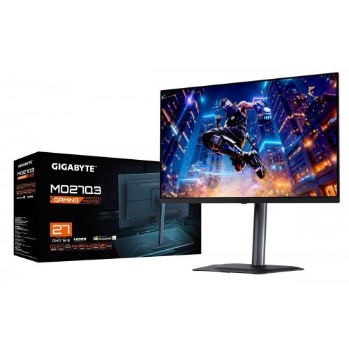 Монітор Gigabyte 27" MO27Q3 Black купити в Україні: Київ, Львів, Хмельницький, Тернопіль, Івано-Франківськ | Низька ціна, відгуки, характеристики від TELEMART фото