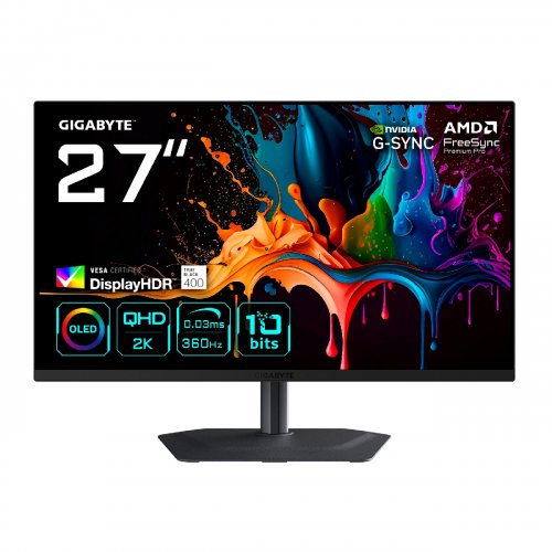 Монітор Gigabyte 27" MO27Q3 Black купити в Україні: Київ, Львів, Хмельницький, Тернопіль, Івано-Франківськ | Низька ціна, відгуки, характеристики від TELEMART фото