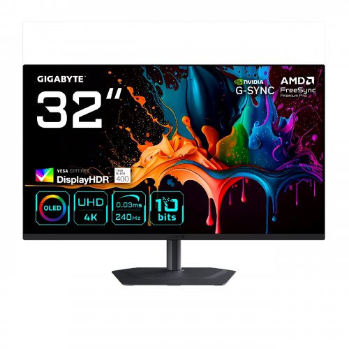 Монитор Gigabyte 31.5" MO32U2 Black купить в Украине: Киев, Днепр, Харьков, Одесса  | Низкая цена, отзывы, характеристики от TELEMART фото